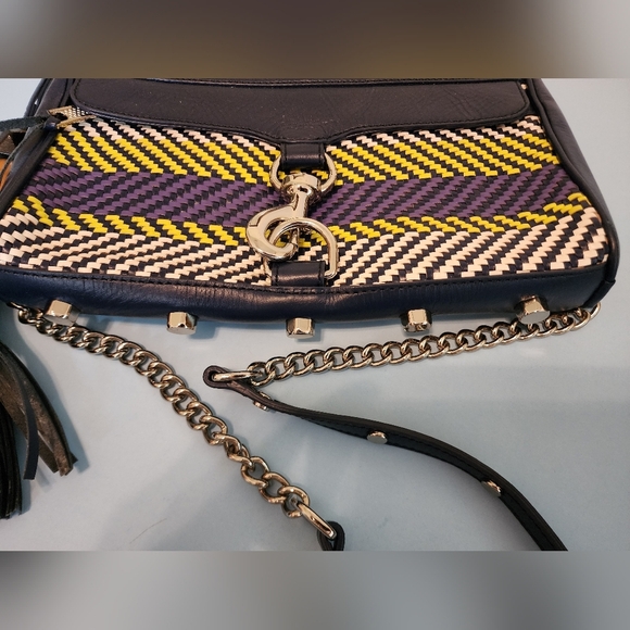 Rebecca Minkhoff Crossbody, blue, yellow, white and‎ purple - Picture 3 of 15